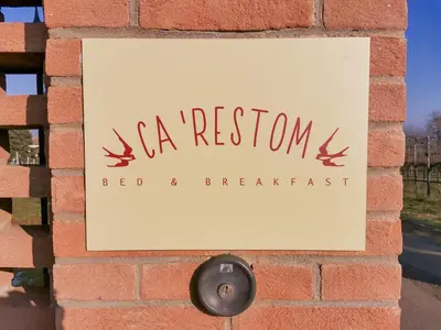Certificato, attestato, insegna o altro documento esposto da B&B Ca' Restom