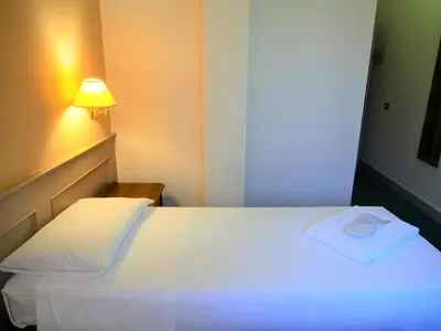 Letto o letti in una camera di Hotel Parco Fola