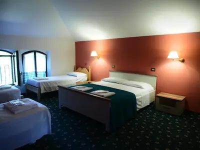 Letto o letti in una camera di Hotel Parco Fola