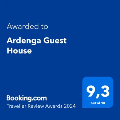 Certificato, attestato, insegna o altro documento esposto da Ardenga Guest House
