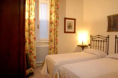 Letto o letti in una camera di Alle Roncole