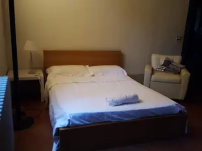 Letto o letti in una camera di Villa Ghia