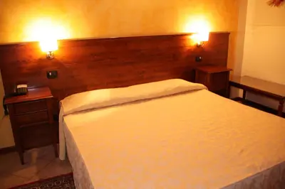 Letto o letti in una camera di Albergo La Piana