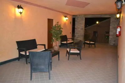Area soggiorno di Albergo La Piana