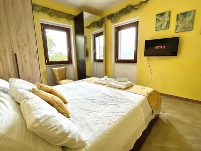 Letto o letti in una camera di Cà dè Armando - Val di Vara e Cinque Terre