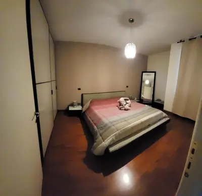 Letto o letti in una camera di Casa Cristina