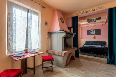 Letto o letti in una camera di Afrodite IdroSuite