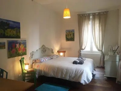 Letto o letti in una camera di A casa di Nat
