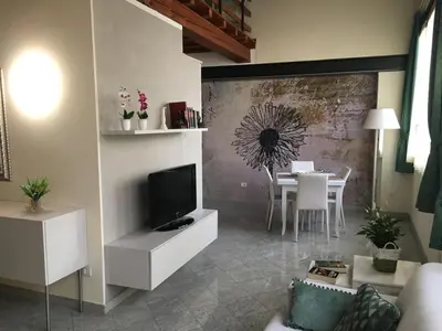 TV o dispositivi per l'intrattenimento presso Il Vicoletto holiday house