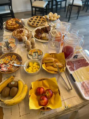 Cibo presso il bed & breakfast o nelle vicinanze