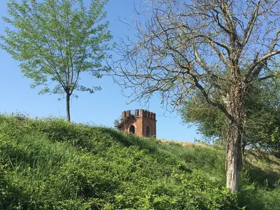 Paesaggio naturale nelle vicinanze della villa