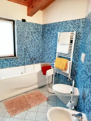 Bagno di Modern apartment in Chiavari of 100 m² with terrace
