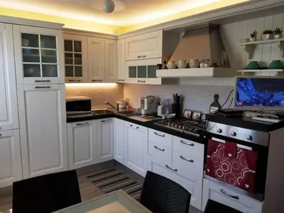 Cucina o angolo cottura di Monterosso Pretty Floor in 5 Terre- Cà di Renzo