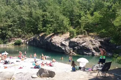 Paesaggio naturale nelle vicinanze della villa
