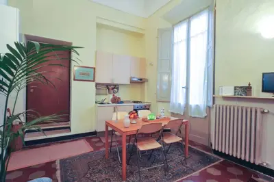 TV o dispositivi per l'intrattenimento presso Cozy apartment in Palazzo Malaspina