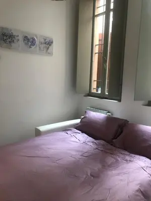 Letto o letti in una camera di Casa Barbara