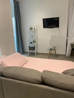 Letto o letti in una camera di Vecchie Mura G