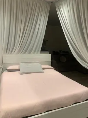 Letto o letti in una camera di Vecchie Mura G