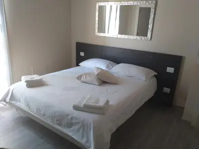 Letto o letti in una camera di Locanda la torre