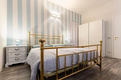 Letto o letti in una camera di Casa Fischer 2