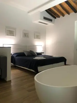 Letto o letti in una camera di Agriturismo SanCristoforo