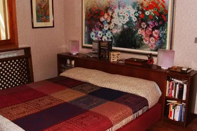 Letto o letti in una camera di B&B La Pilastrina