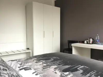 Letto o letti in una camera di SUB14 Suite con 2 camere da letto grandi