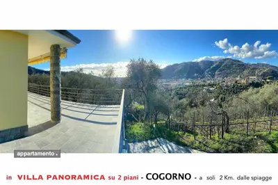 Vista generica sulle montagne o vista sulle montagne dall'interno dell'appartamento