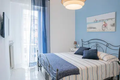 Letto o letti in una camera di La casa nel borgo