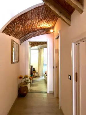 Area soggiorno di San Rocco apartment