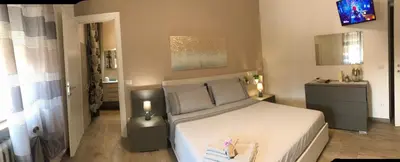 Letto o letti in una camera di Cà Nicola 1