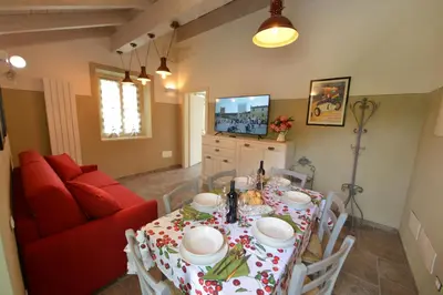 Area soggiorno di La Beppa - Casa Vacanza