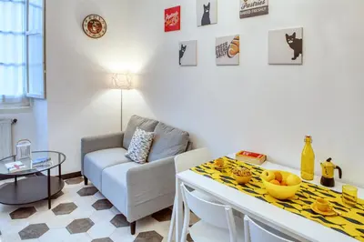 Area soggiorno di Clarissa House