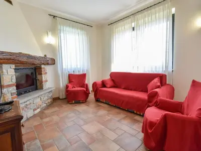 Area soggiorno di Apartment La Corte Bricca - Bilo A by Interhome