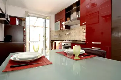 Cucina o angolo cottura di Casa Nanna