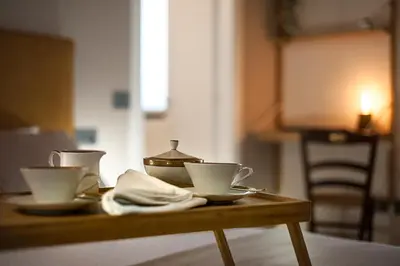 Set per la preparazione di tè e caffè presso Le Ferrerie agriturismo fattoria Marchesini