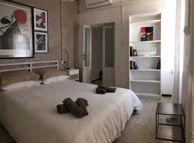 Letto o letti in una camera di Bixio 81