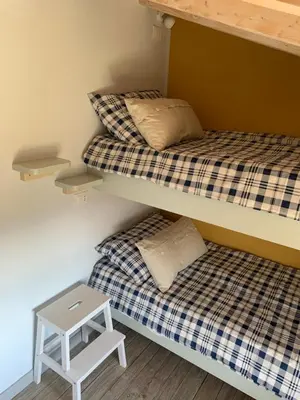 Letto o letti in una camera di CASA DELLA LUCE private pool