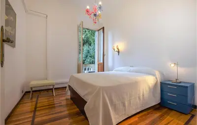 Letto o letti in una camera di Pet Friendly Apartment In Rapallo