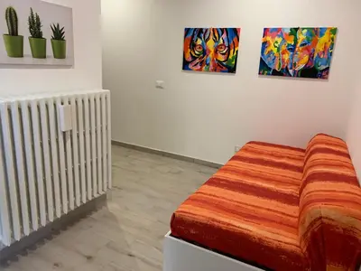 Letto o letti in una camera di la casa del parco Ferrari