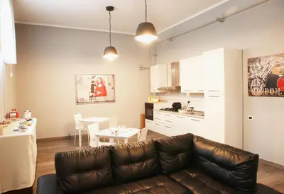 Cucina o angolo cottura di Casa Jomi b&b Borghetto Lodigiano