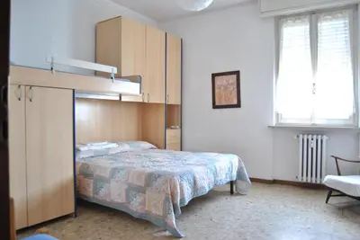 Letto o letti in una camera di Lombardi Fleming