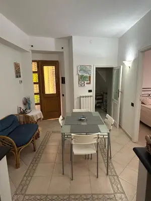 Cucina o angolo cottura di Appartamento in tipico carugio ligure