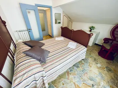 Letto o letti in una camera di Blue Sky apartment - Levanto, 5 Terre