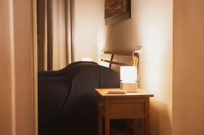 Letto o letti in una camera di Agriturismo Il Capitolo