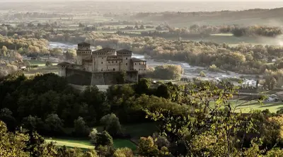 Paesaggio naturale nelle vicinanze of country house