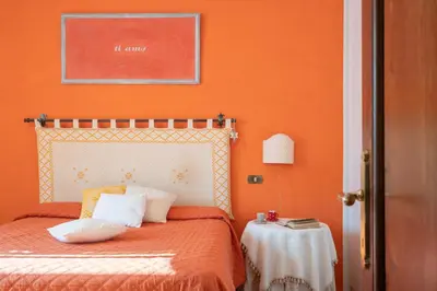 Letto o letti in una camera di VILLA COSTANZA 6, Emma Villas