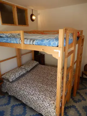 Letto o letti in una camera di Il Borgo della Colomba