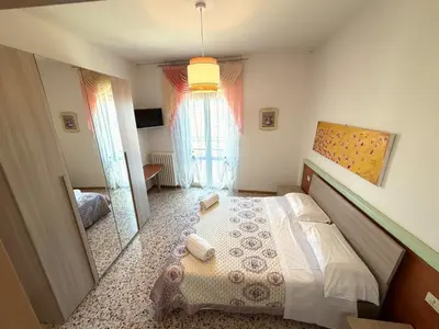Letto o letti in una camera di Hotel San Donnino