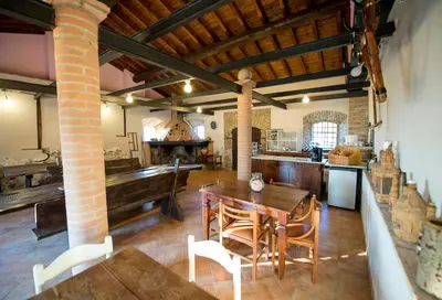 Cucina o angolo cottura di Fattoria Branciana